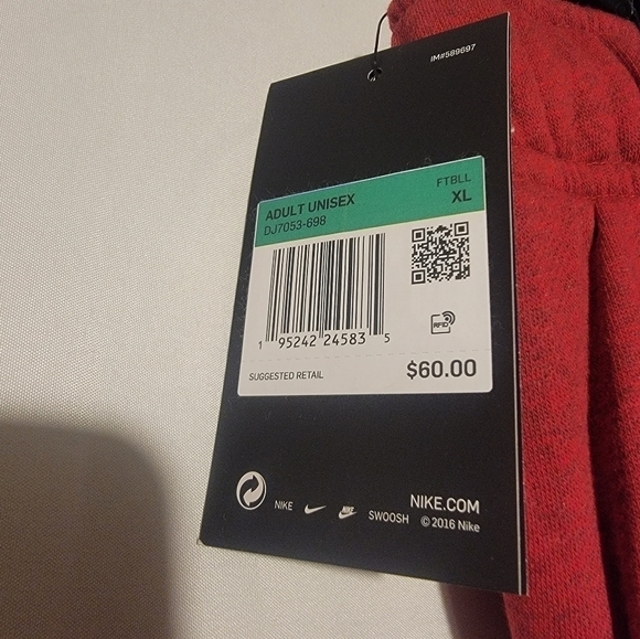 Nike NCAA Oklahoma Sooners Men's Fleece Sweatpants Joggers  DJ7056-698 Size XL - Picture 5 of 6